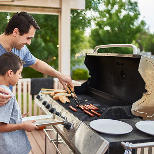 Barbecue Lid Hinges